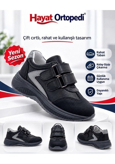 Özpınarcı Deri Ve Confort Spor Ayakkabı Siyah