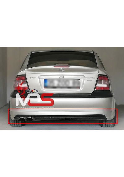 Opel Vectra B Makyajsız Arka Tampon Eki Yeni Fiberglass Boyasız