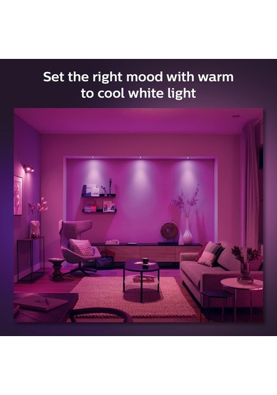 Philips Hue Centura Akıllı 3'lü Gömme Spot 3x4.2w Alüminyum Çok Renkli