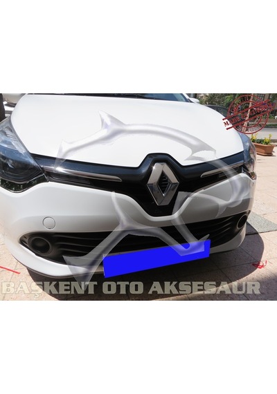 Renault Clio 4 Hb Krom Ön Panjur 2 Parça 2013 Üzeri