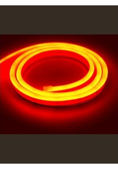 12 Volt 6x12mm Esnek Neon Led 5 Metre Amber Renk
