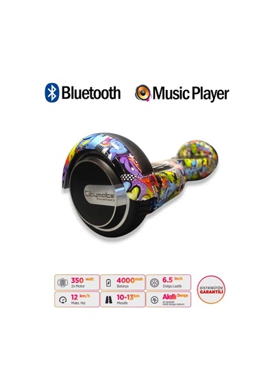 Citymate Elektrikli Kaykay Hoverboard Akıllı Denge 6.5 Inch + Hoverkart + Çanta Extrem14 Paket D22