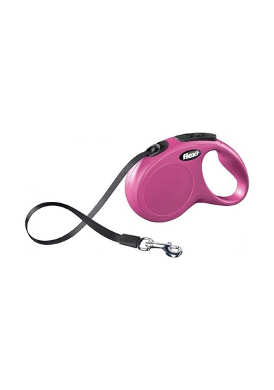 Flexi New Classic Pembe Otomatik Şerit Köpek Gezdirme Tasması Xs Pembe