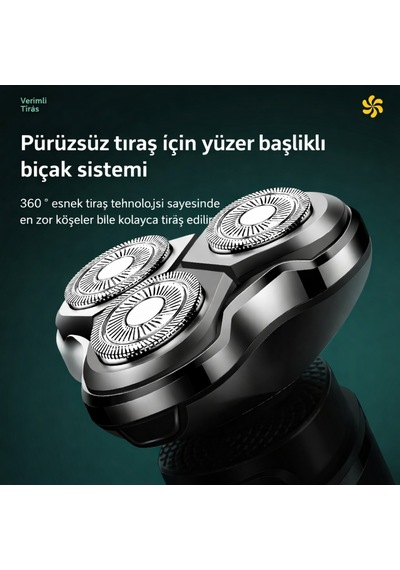 Sportsman Sm-555 Professional 3 Ü 1 Arada Islak/kuru Şarjlı Erkek Bakım Seti