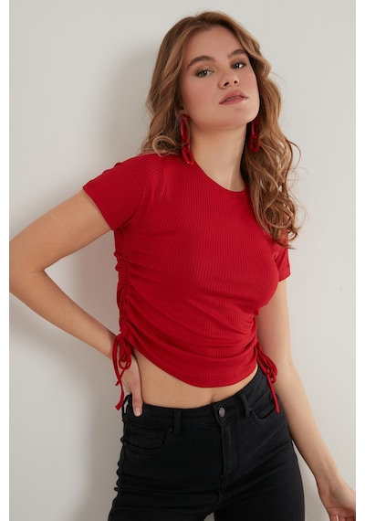 Lela Bayan Bluz 5864010 Kırmızı Kırmızı