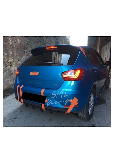 Seat Ibiza Uyumlu 2008-2017 Arka Tampon Difüzör Ek Siyah Plastik Piano Black 2009-2016 Uyumlu Ürün Açıklaması: