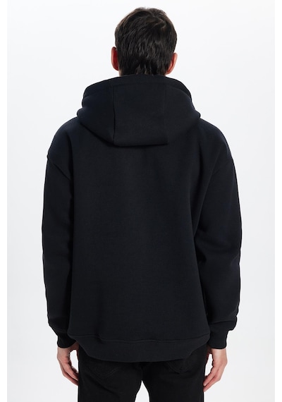 Tudors Unisex Oversize Geniş Kesim Pamuklu Yumuşak Dokulu İçi Polarlı Basic Siyah Kapüşonlu Sweatshirt-29703 Sİyah Tudors Unisex Oversize Geniş Kesim Pamuklu Yumuşak Dokulu İçi Polarlı Basic Siyah Kapüşonlu Sweatshirt-29703 Sİyah