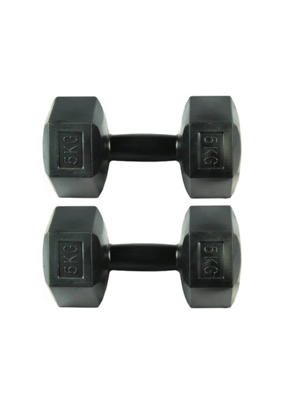 3 Kg X 2 Adet 6 Kg Dambıl Seti 6 Kg Dumbell Set - Siyah