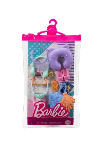 Barbie'Nin Moda Aksesuarları Paketleri Gezi Aksesuarları