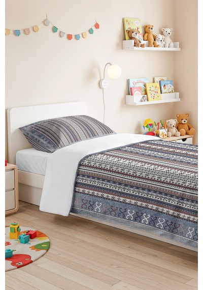 Mavi Etnik Geometrik Genç Odası Tek Kişilik Pike Takımı - Bohem Çizgili Bej 160x220 Cm Yatak Örtüsü Mahmur İpek Solgunluğu Mavi Etnik Geometrik Genç Odası Tek Kişilik Pike Takımı - Bohem Çizgili Bej 160x220 Cm Yatak Örtüsü Mahmur İpek Solgunluğu