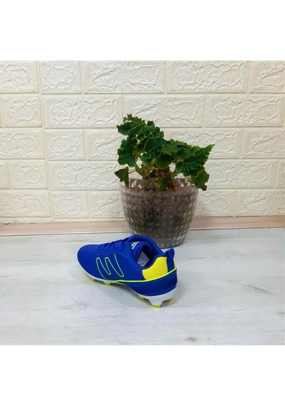 Jump 28843 Saks Mavi Krampon Çim Saha Çocuk Futbol Ayakkabı 001