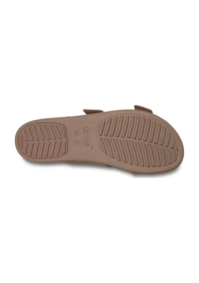 Crocs 211215-brooklyn Buckle Low 2q9-latte Kadın Terlik Kahverengi