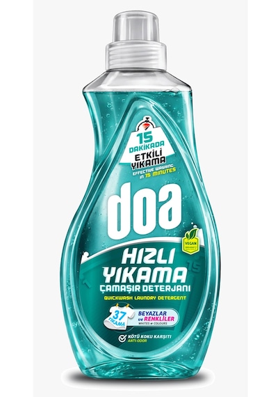 Doa Express Hızlı Yıkama Kötü Koku Karşıtı Beyaz Renkliler Çamaşır Deterjanı 1480 Ml X 3 Adet