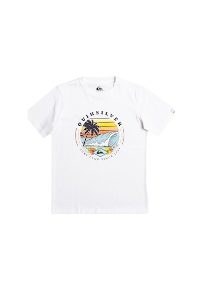 Quiksilver Qs Surf Club Erkek Çocuk Tişört Beyaz