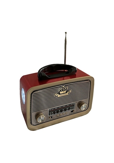 Volemı Vm-301 Nostaji Görünümlü Bluetooth Radyo + Fener