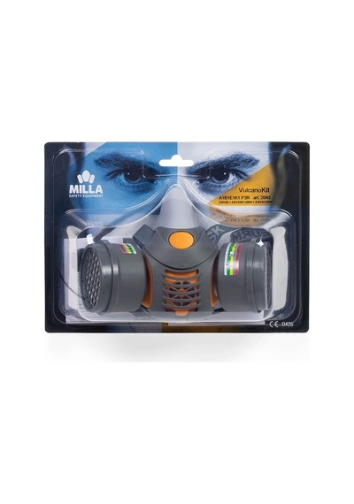Milla Etna Maske Kiti Yarım Yüz Maskesi Abek1p3 Filitre