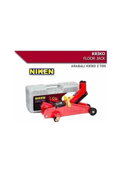 Kriko 2 Ton Hidrolik Arabalı+çantalı 1 Ad