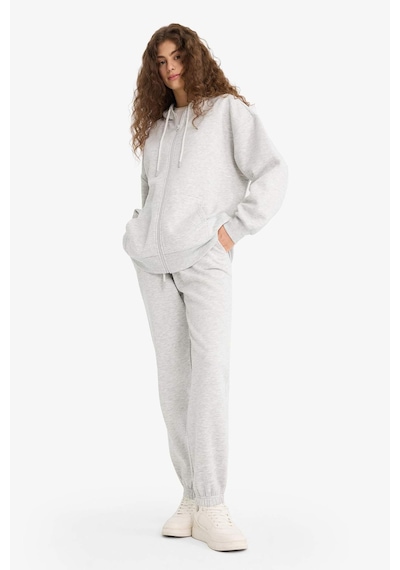 DeFacto 	Standart Fit Kalın Jogger Eşofman Altı Bel Paça Lastikli Basic Düz Uzun Boy S7370AZ25SPGR256
