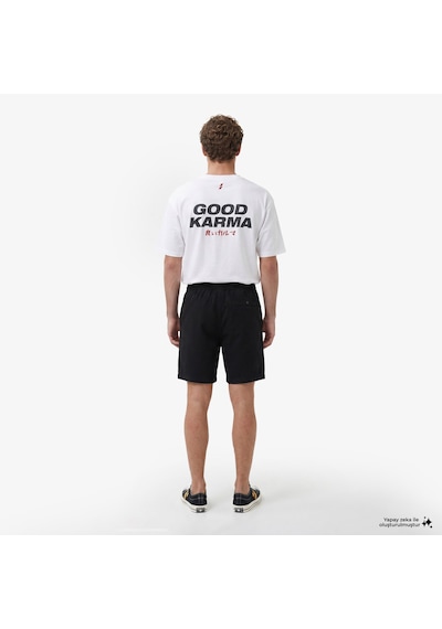 Unıted4 Regular Fit Erkek Siyah Şort Koshort Çok Renkli
