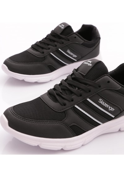 Slazenger Efrat Erkek Koşu & Yürüyüş Spor Ayakkabı Siyah Beyaz