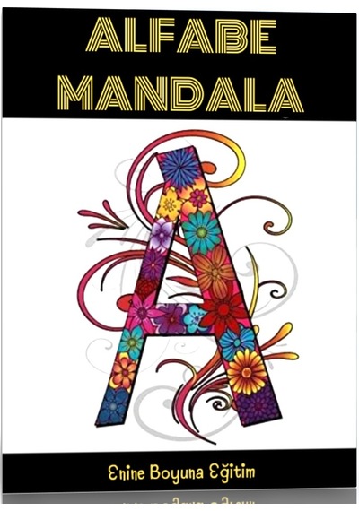 Alfabe Mandala Boyama Kitabı