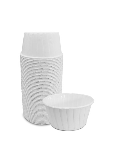 Kafem Muffin Kek Kapsülü Beyaz Büyük Boy 50li X 30 Paket Koli - K28 Beyaz