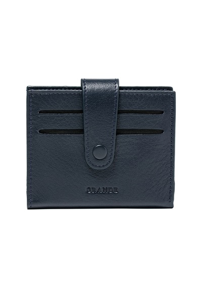 Lacivert Cüzdan & Kartlık Unisex 710 Grande Deri Cüzdan Kartlık
