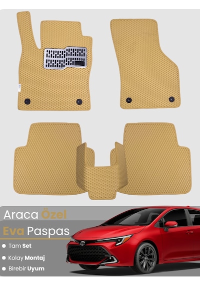Toyota Corolla Hybrid Hatchback 2019-2025 Uyumlu Eva Paspas Tam Set Oto Paspas,araca Özel