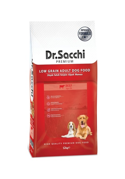 Tr Düşük Tahıllı Sığır Etli Yetişkin Köpek Maması 12 Kg