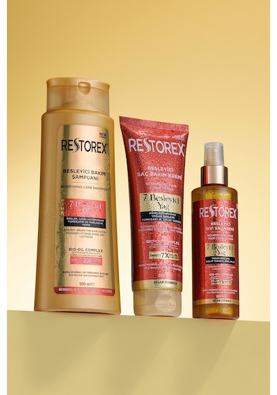 Restorex Besleyici Bakım Saç Kremi 250 Ml - 7 Besleyici Yağ Göz Alıcı Parlaklık İpeksi Yumuşaklık