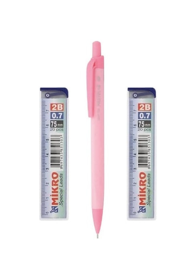 0,7 Uçlu Kalem Seti Pastel Renkler Versatil Gpta Pembe
