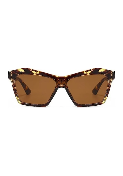 Zavonea Leopar Çerçeve Vintage & Retro Güneş Gözlüğü Çok Renkli