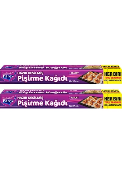 Parex 2 Adet Hazır Kesilmiş Pişirme Kağıdı