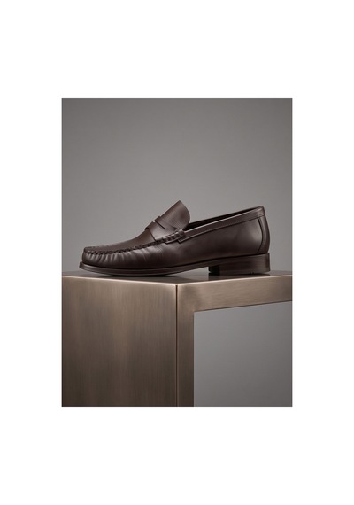 Crc Ayakkabı %100 Hakiki Deri Rugan Erkek Loafer - El İşçiliği Premium Klasik Ayakkabı - Burgundy Patent Kahverengi