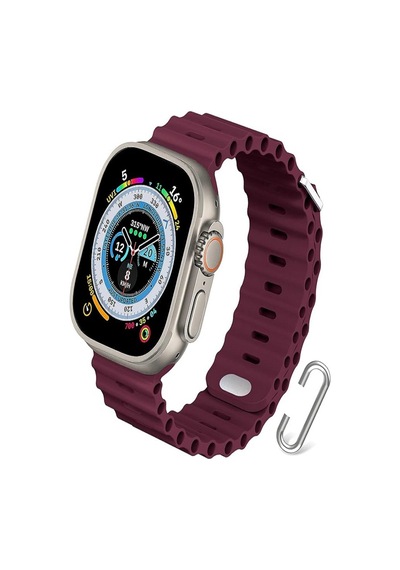Apple Uyumlu Watch  2/3/4/5/6/7/8/9/se/se2 38mm 40mm 41mm   Silikon Loop Kordon