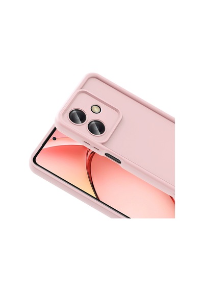 Oppo A3 Kılıf Kamera Korumalı Kalın Silikon Üstün Koruma Pazarplus Mürdüm