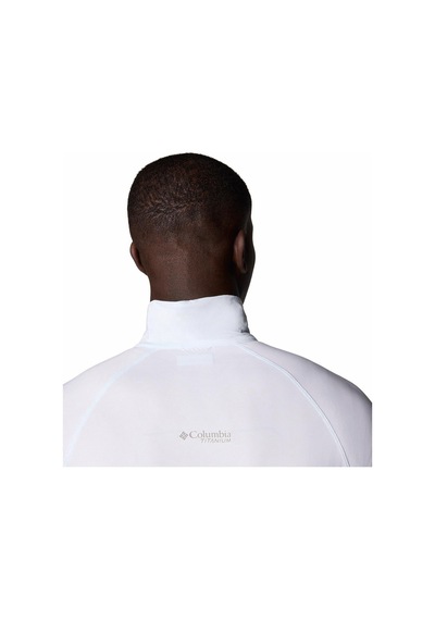 Columbia Summit Valley Half Zip Erkek Uzun Kollu Tişört-7853 Beyaz