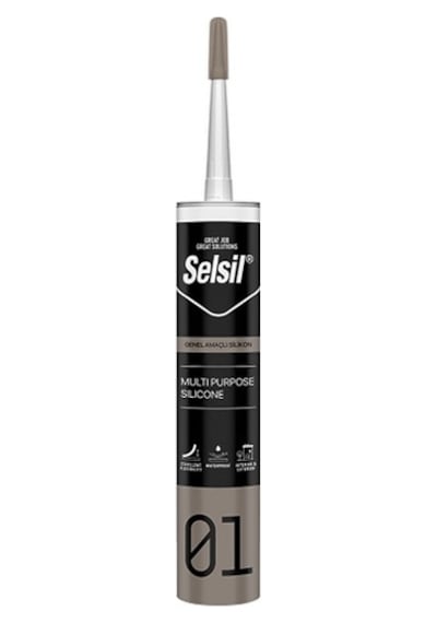 Selsil Genel Amaçlı Silikon Siyah 280 GR Siyah