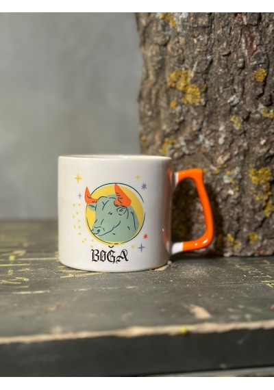 Boğa Burcu Tasarım Kupa
