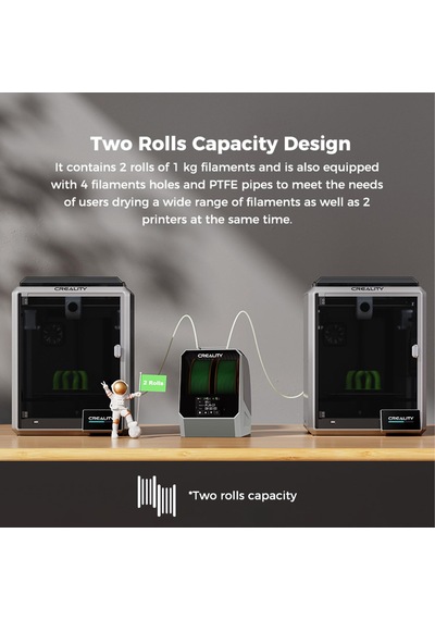 Creality Space Pi Filament Kurutucu Plus, İki Rulo Kapasitesi, 1,75 Mm 2,85 Mm Filament Ve Pla Petg Abs Tpu Asa, 45 - 70 Ayarlanabilir Sıcaklık Ptc 360 Sıcak Hava Isıtıcı Creality Space Pi Filament Kurutucu Plus, İki Rulo Kapasitesi, 1,75 Mm 2,85 Mm Filament Ve Pla Petg Abs Tpu Asa, 45 - 70 Ayarlanabilir Sıcaklık Ptc 360 Sıcak Hava Isıtıcı