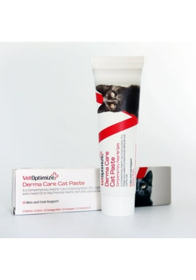 Vetoptimize Derma Care Cat Pasta 100 Gr Kedi Tüy Dökülmesini Önleyen, Parlaklık Veren Biotin & Çinko Macunu