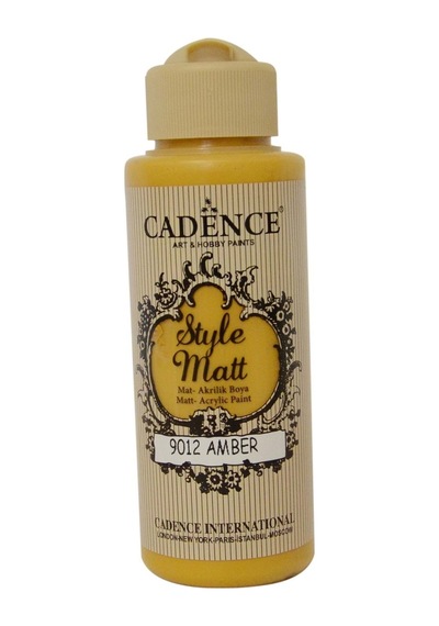 Style Matt Mat Akrilik Boya 9012 Amber 120ml Herrenk