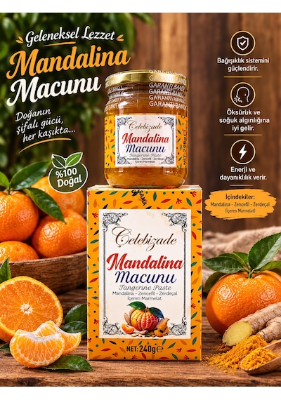 Bodrum Mandalina Macunu 240 Gr.