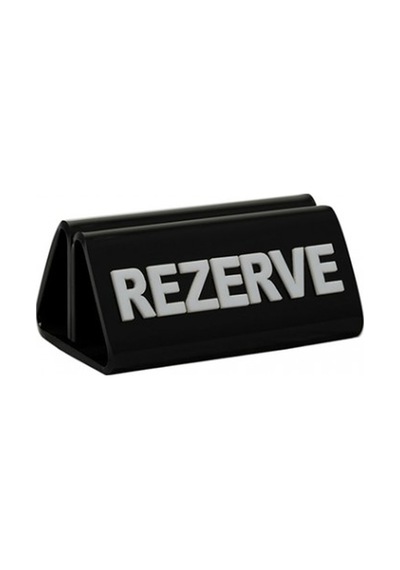 Rezerve Adisyonlu Siyah - Beyaz