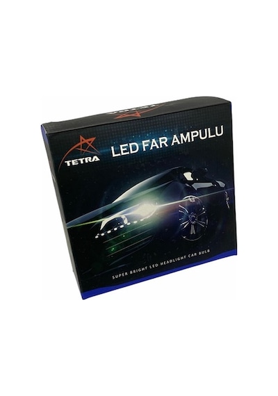 Tetra 9V-32V Hb4 9006 Csp Led Xenon Far Ampul Seti 6500K 8000 Lüm N11.2698