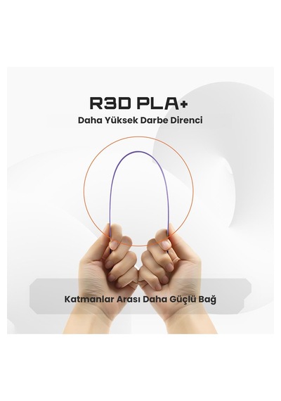 R3d Pla+ Filament Koyu Toprak 1.75mm 1kg Filament