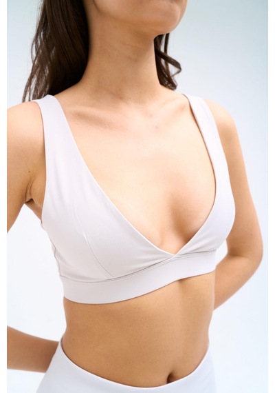 Normal People Uno - Spor Bra Activefit Kumaş Gri