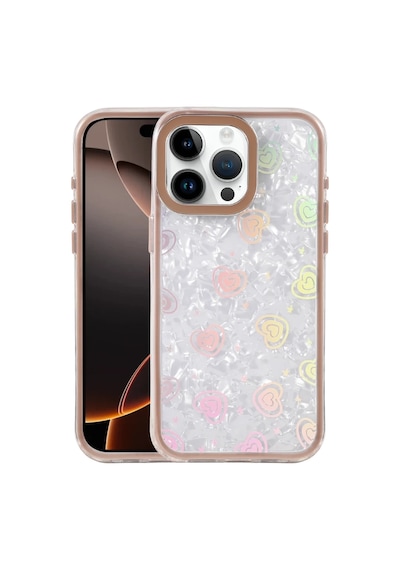 Apple iPhone Uyumlu  16 Pro Max Uyumlu Lumi Desenli Kapak - Çöl Titanyum