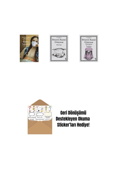 Hakka Sığındık + Billur Kalp + Nimetşinas - Toraman + Okuma Sticker'ları