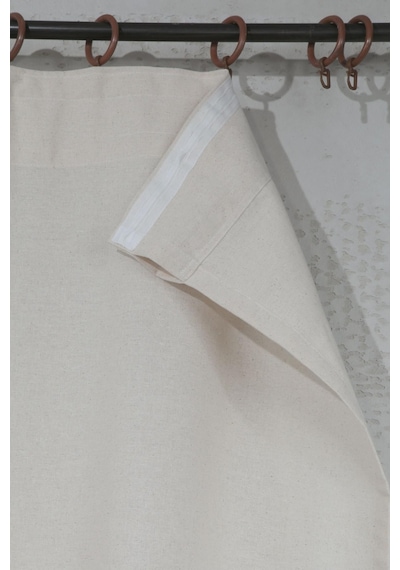 Naturel Bohem French Stil Fırfırlı Perde Krem